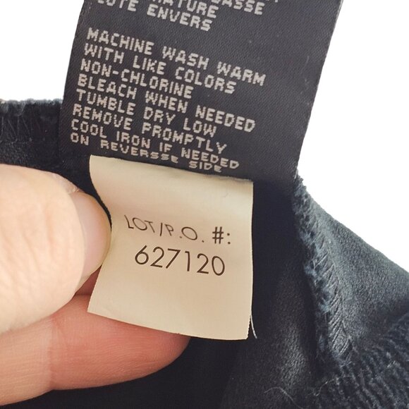Womens Dark Academia Fall Layering Boho Y2K Western Fashion Black Denim Jacket S - Picture 15 of 15